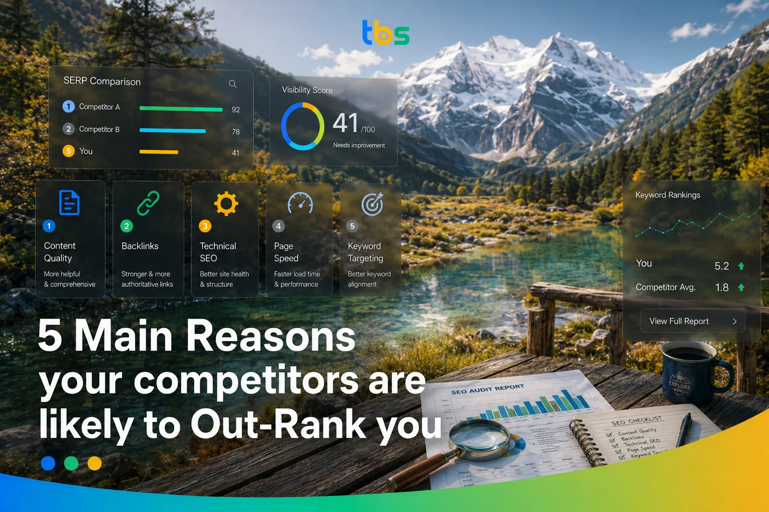 5 Main Reasons your competitors are likely to Out-Rank you