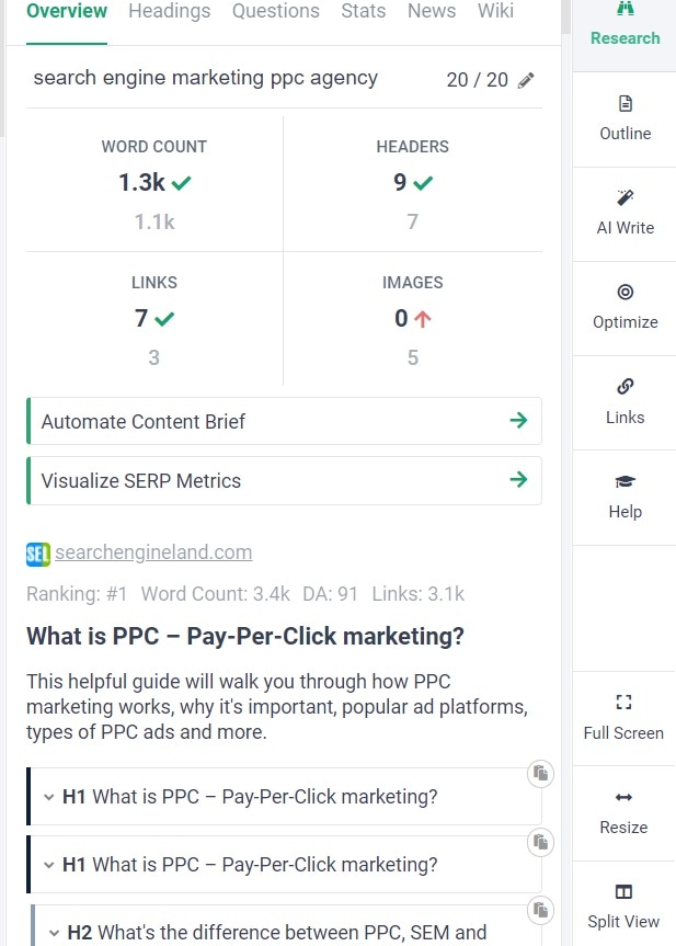 Frase A.I Research tools for 2023 seo trends