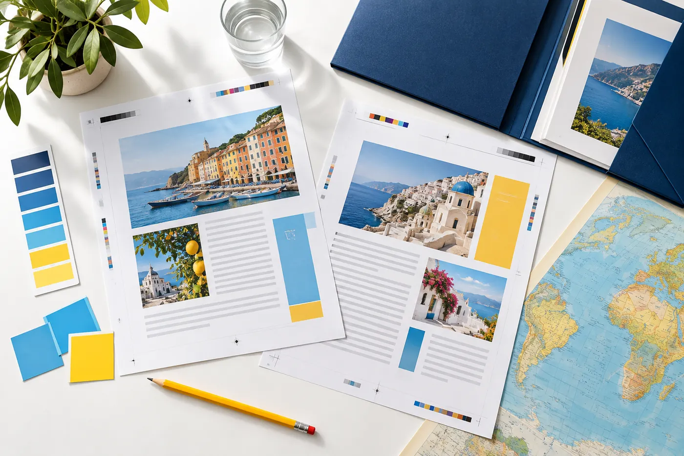 Illustrative website localisation proofs and market reference materials