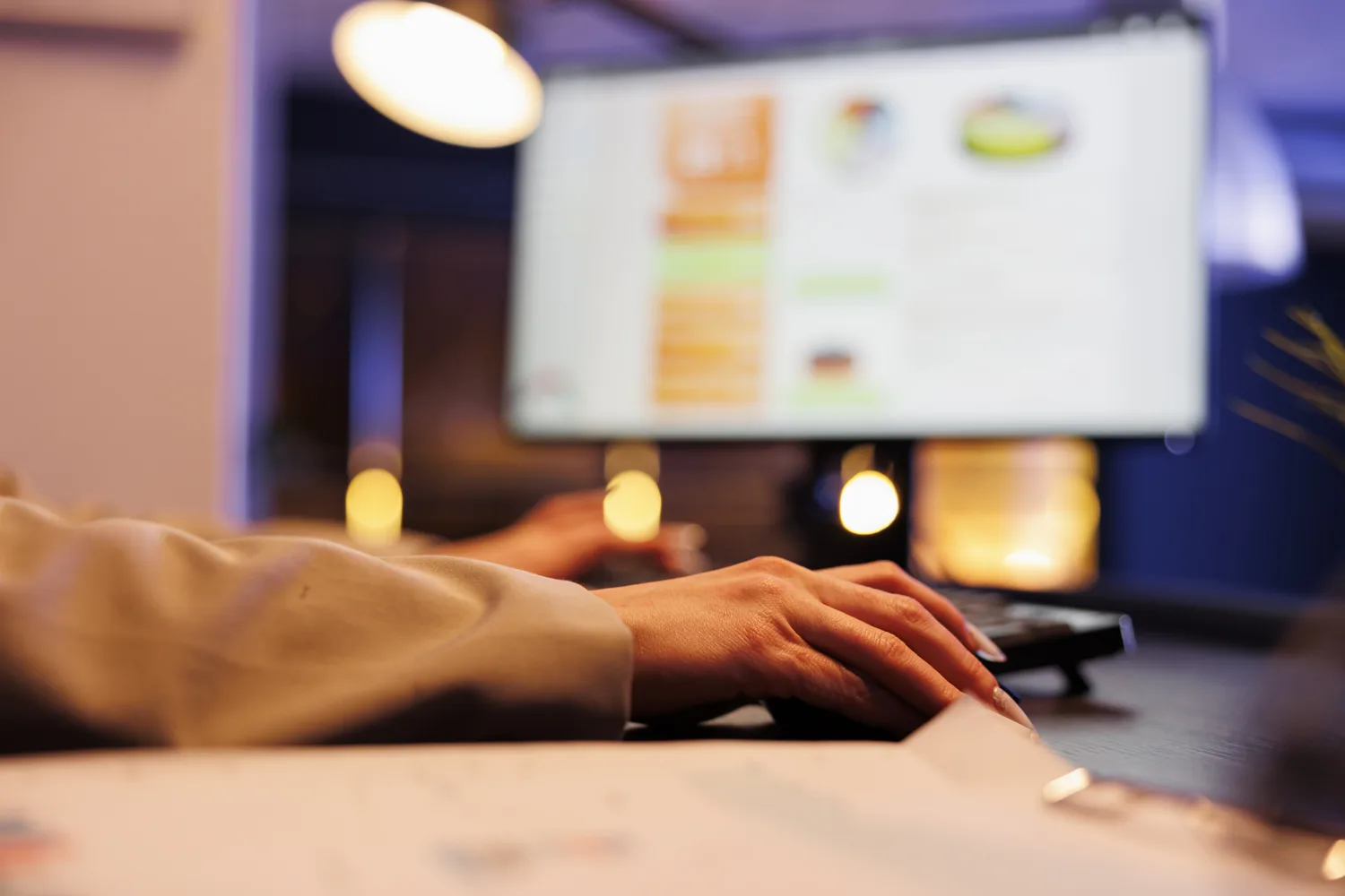 Professional team working on WordPress website growth